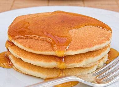 Pancake with syrup